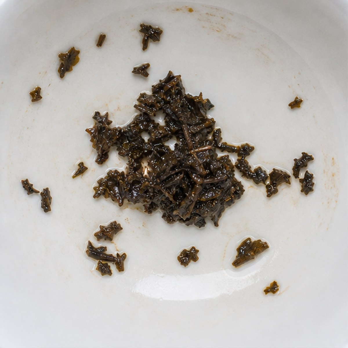Oak Tree tea leaf reading cup example