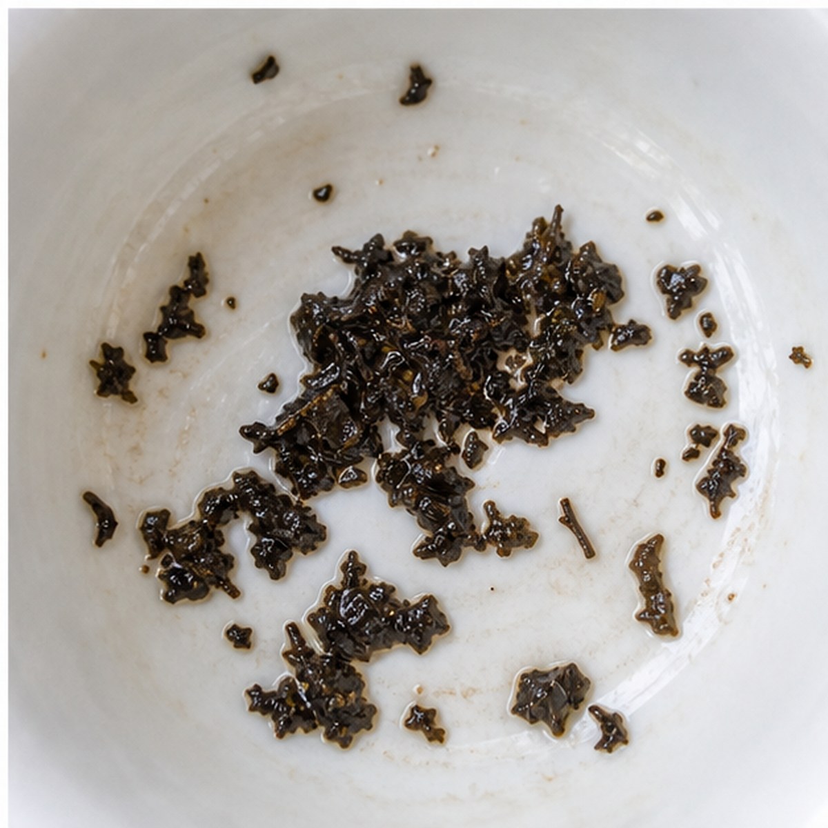 Overcoat tea leaves cup variation three