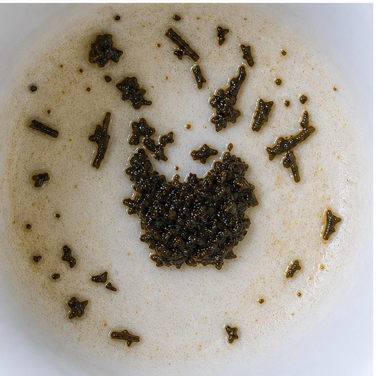 Pail tea leaves cup variation two