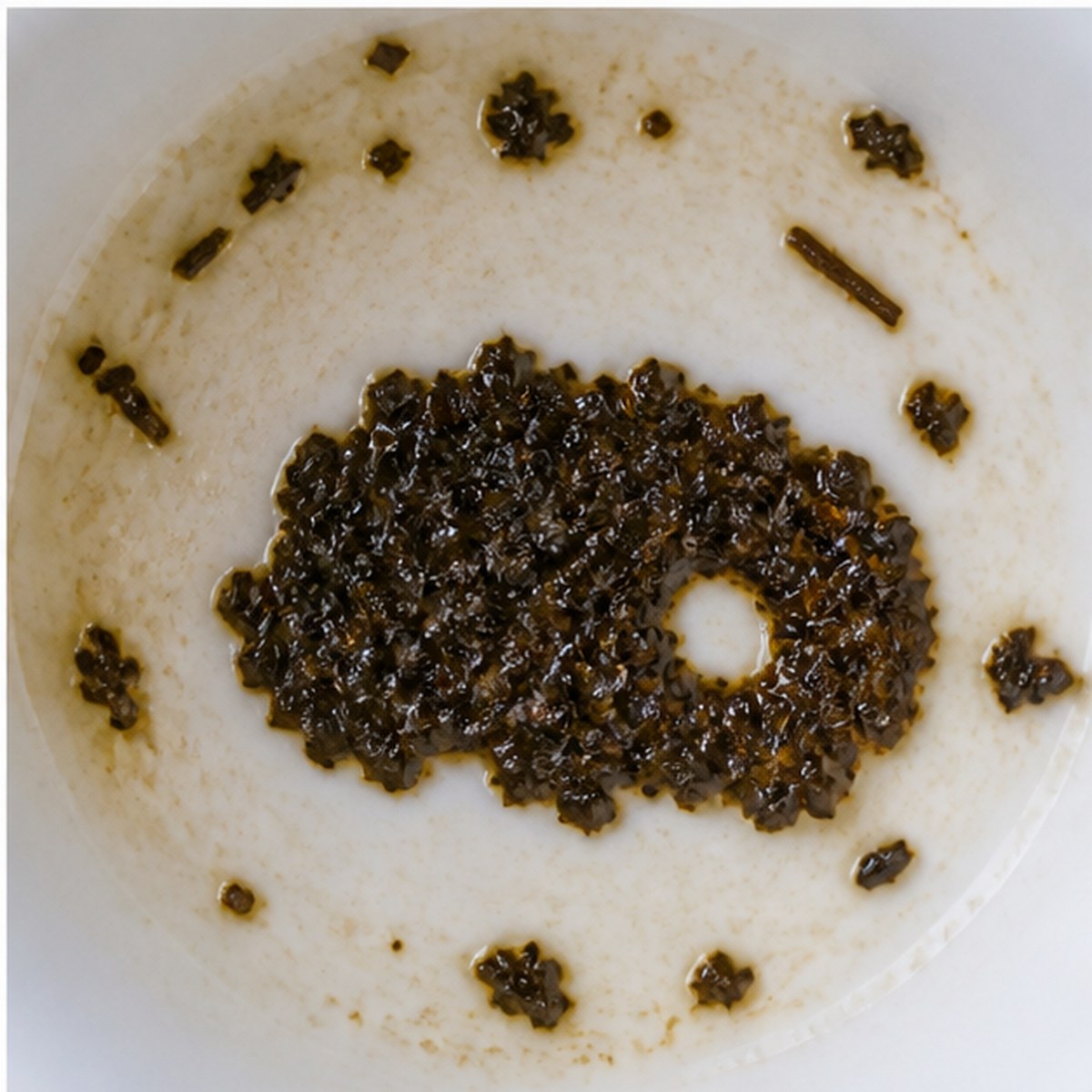 Palette tea leaves cup variation three