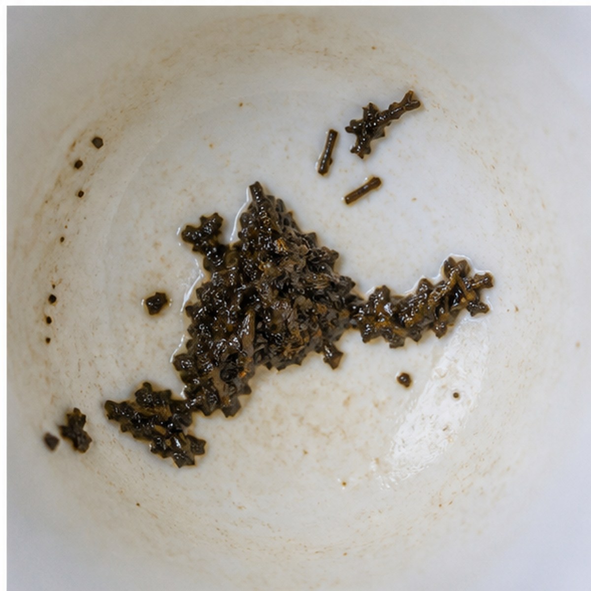 Peaked Cap tea leaves cup variation three