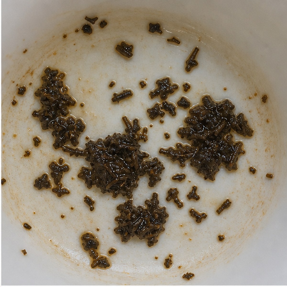 Peonies tea leaves cup variation one