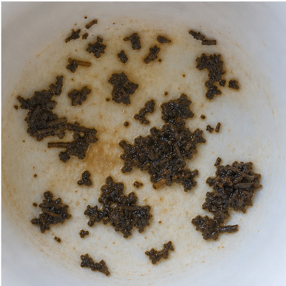 Peonies tea leaves cup variation three