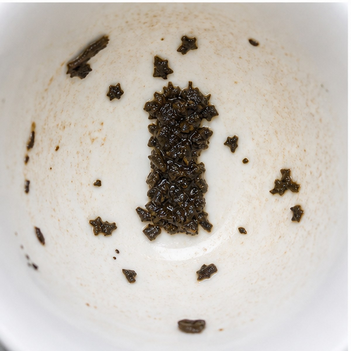 Pillar Box tea leaves cup variation two