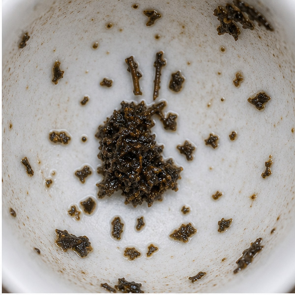 Pitchfork tea leaves cup variation one