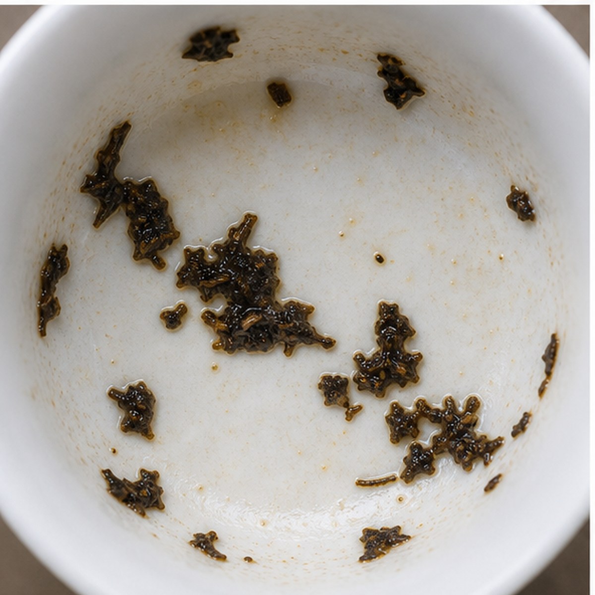 Plough tea leaves cup variation two