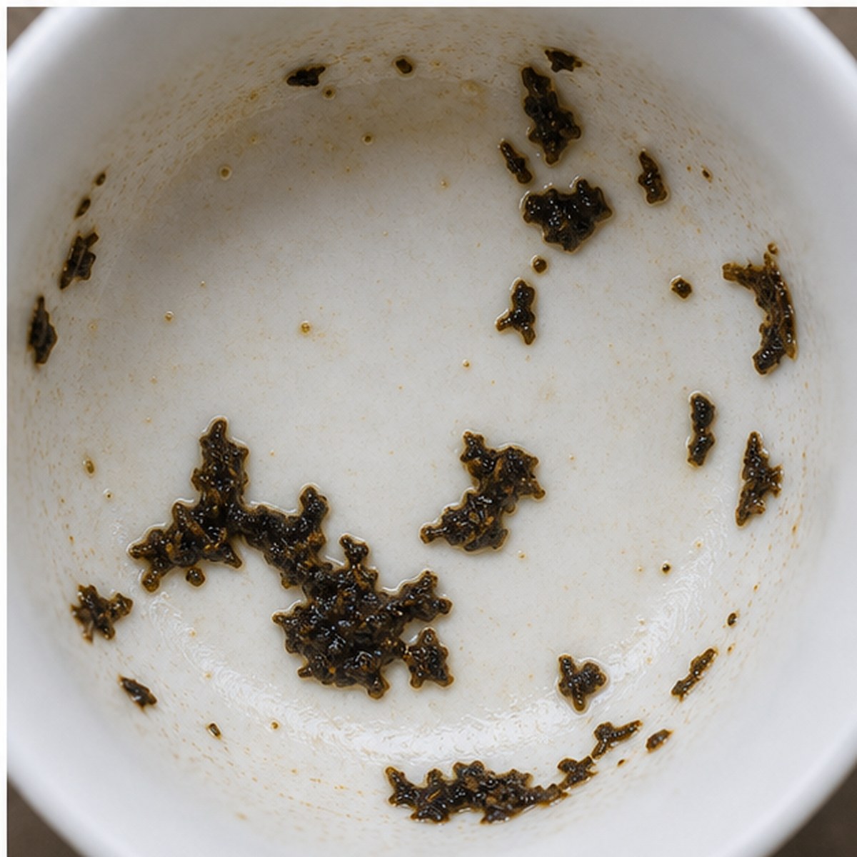 Plough tea leaves cup variation three