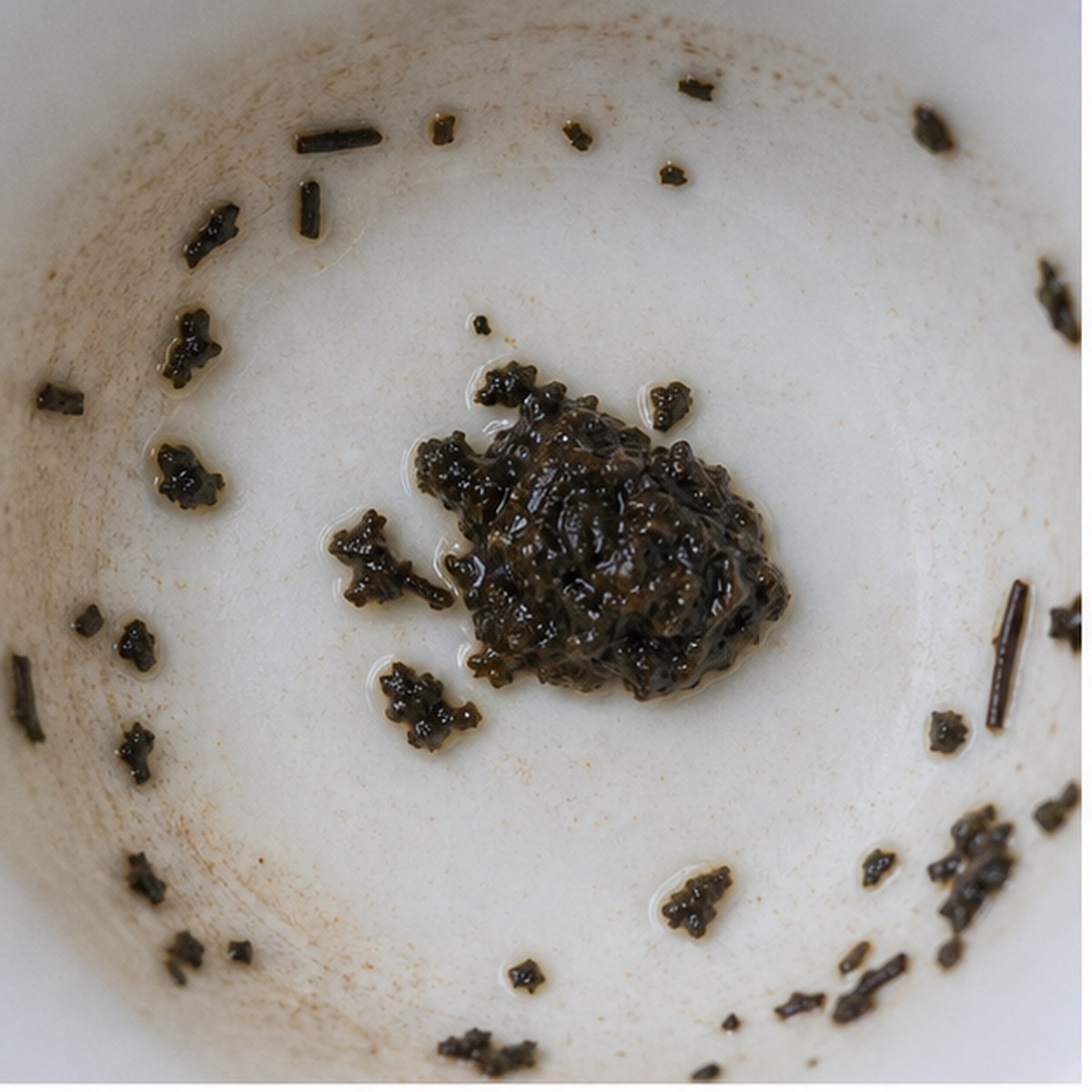 Potato tea leaf reading cup example