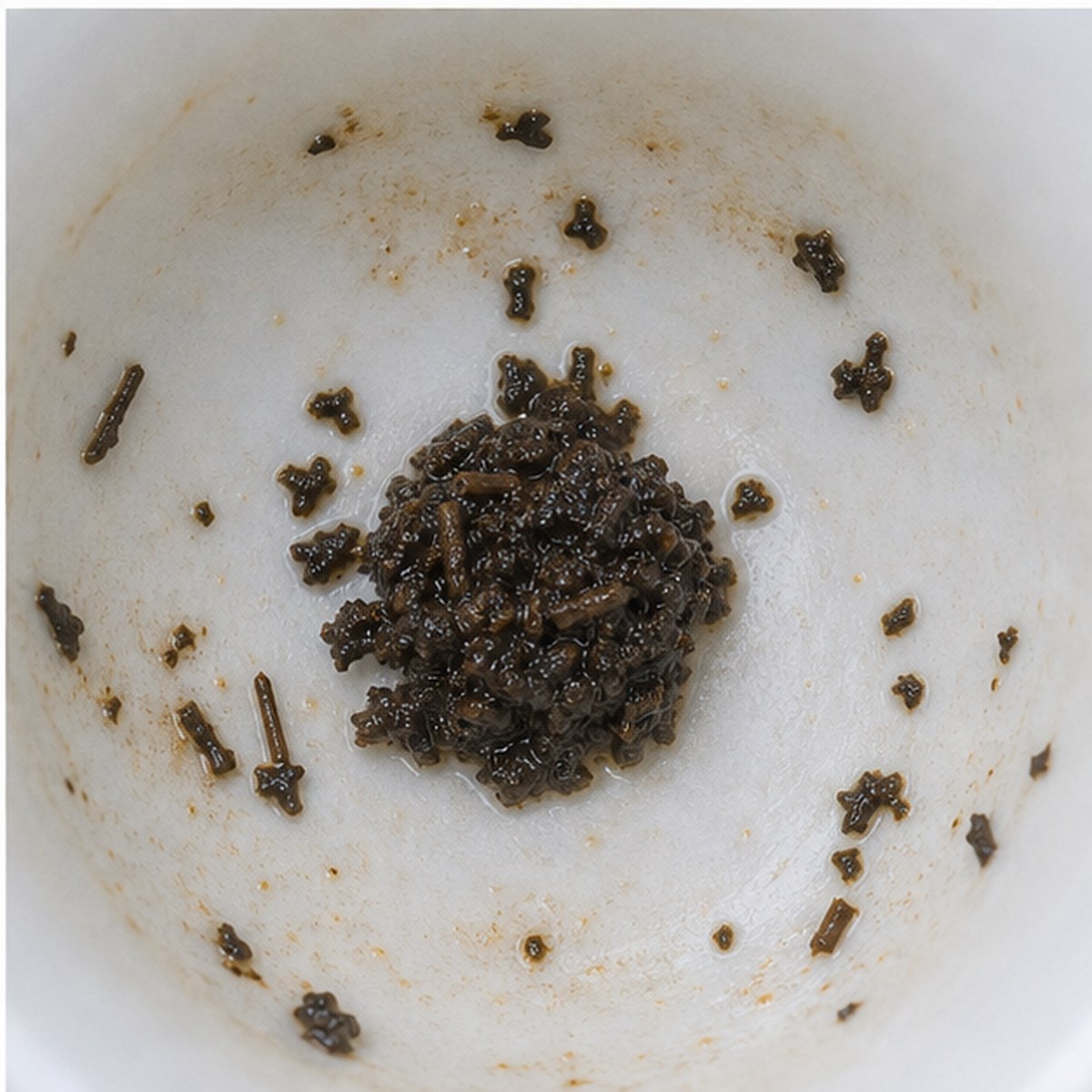Pudding tea leaves cup variation three
