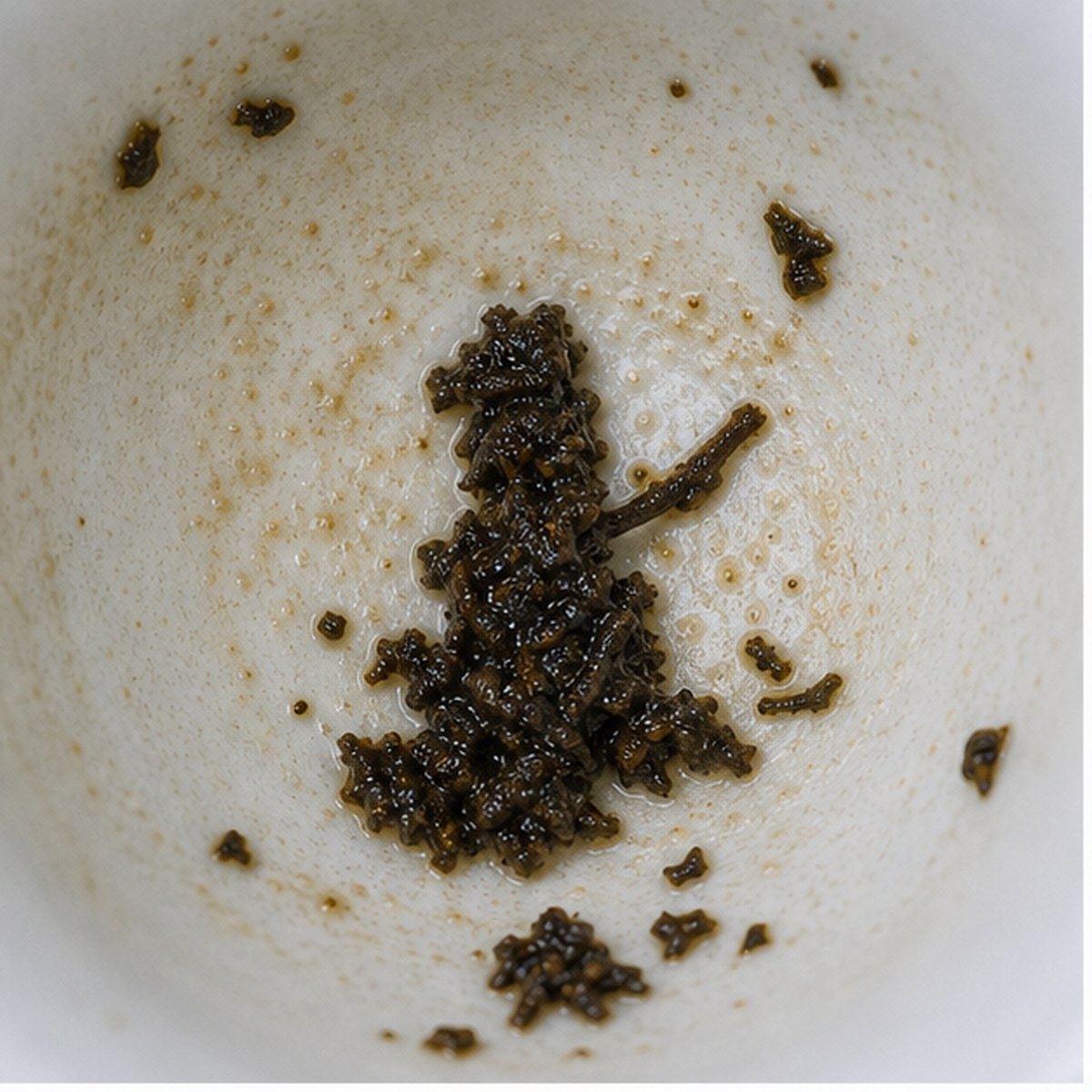 Pump tea leaf reading cup example