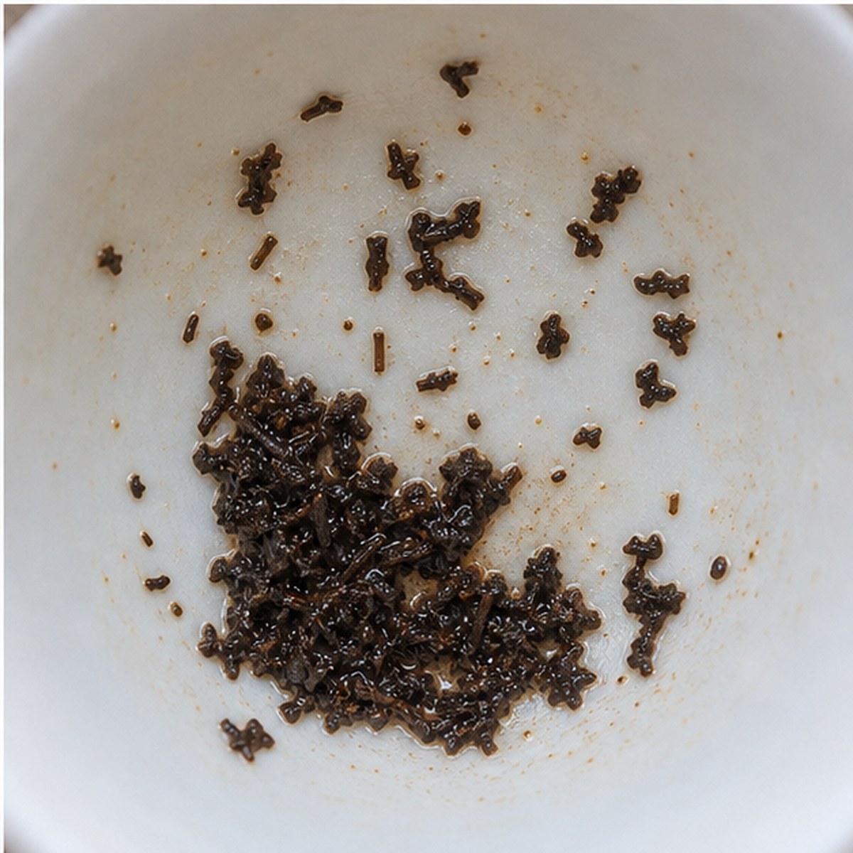 Query tea leaves cup variation three