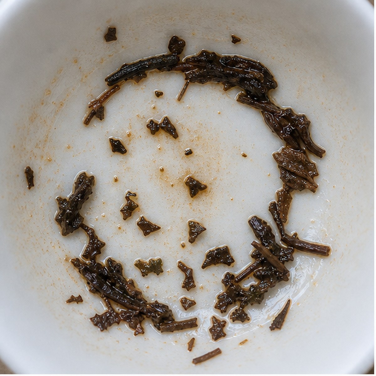 Quoits tea leaf reading cup example