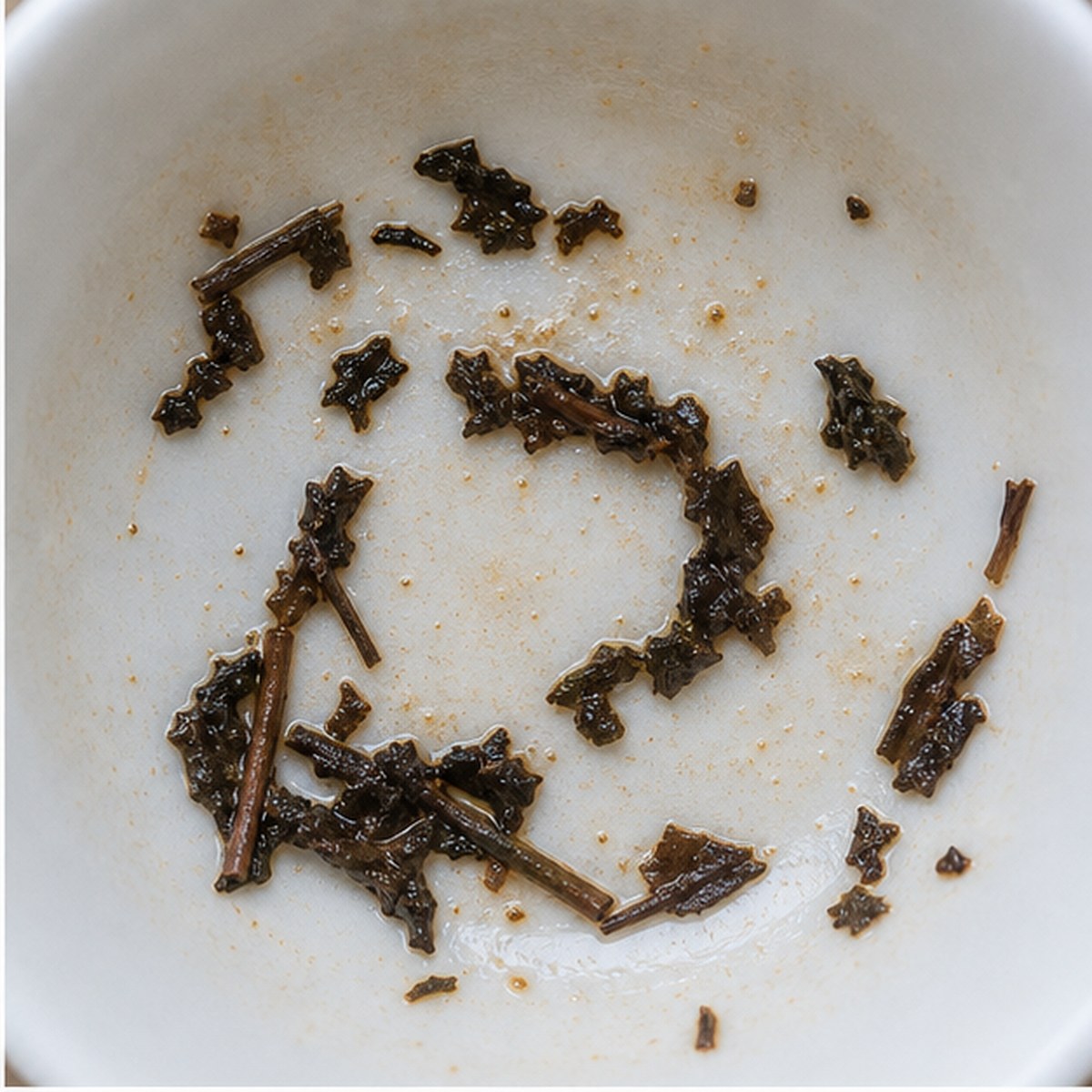 Quoits tea leaves cup variation one
