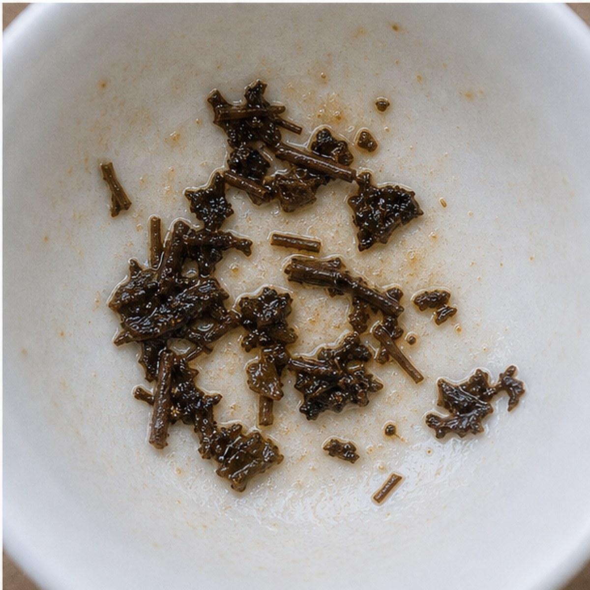 Rag Doll tea leaves cup variation three