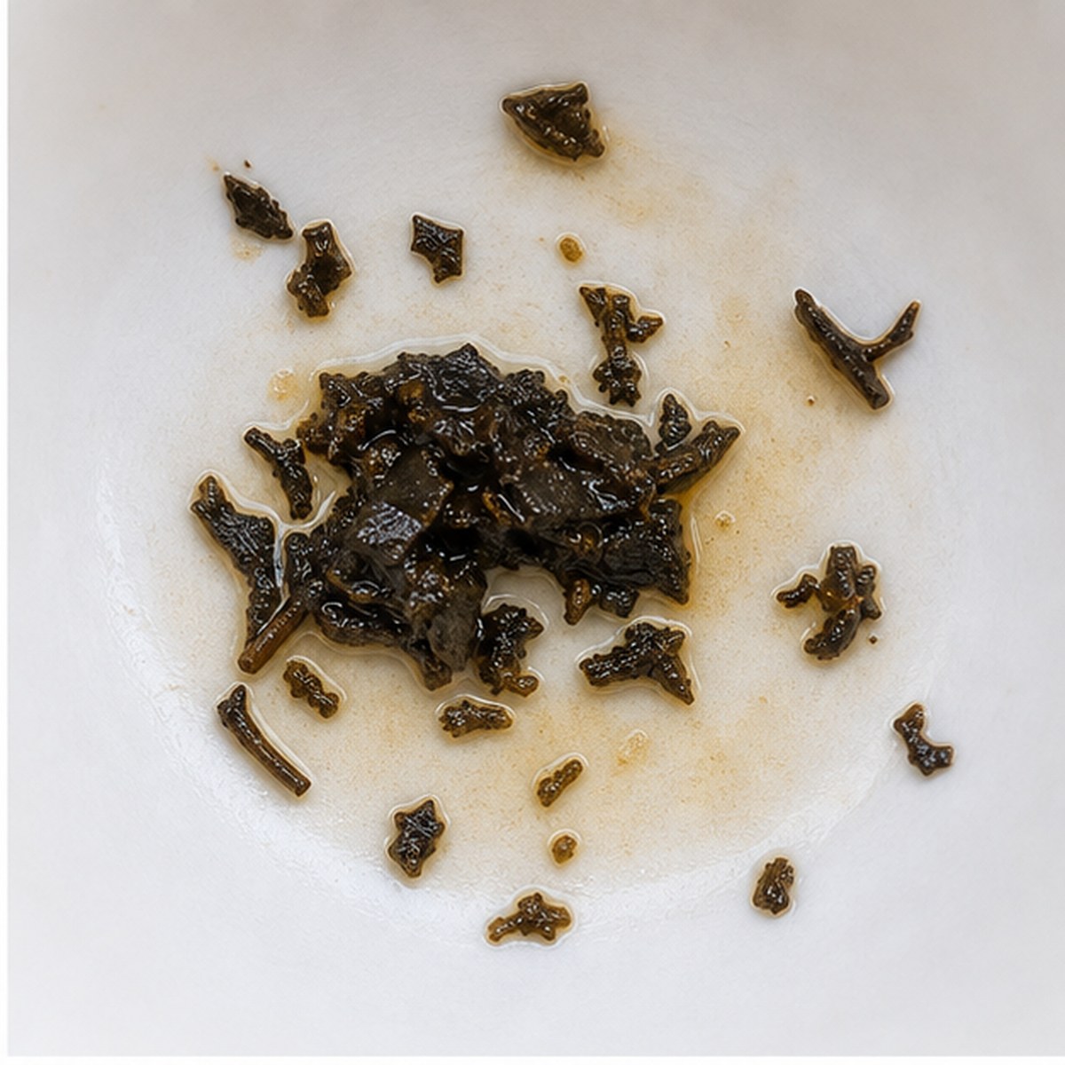 Rose tea leaves cup variation one