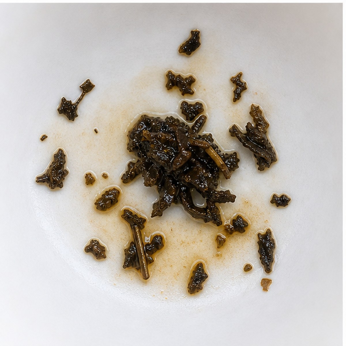 Rose tea leaves cup variation two