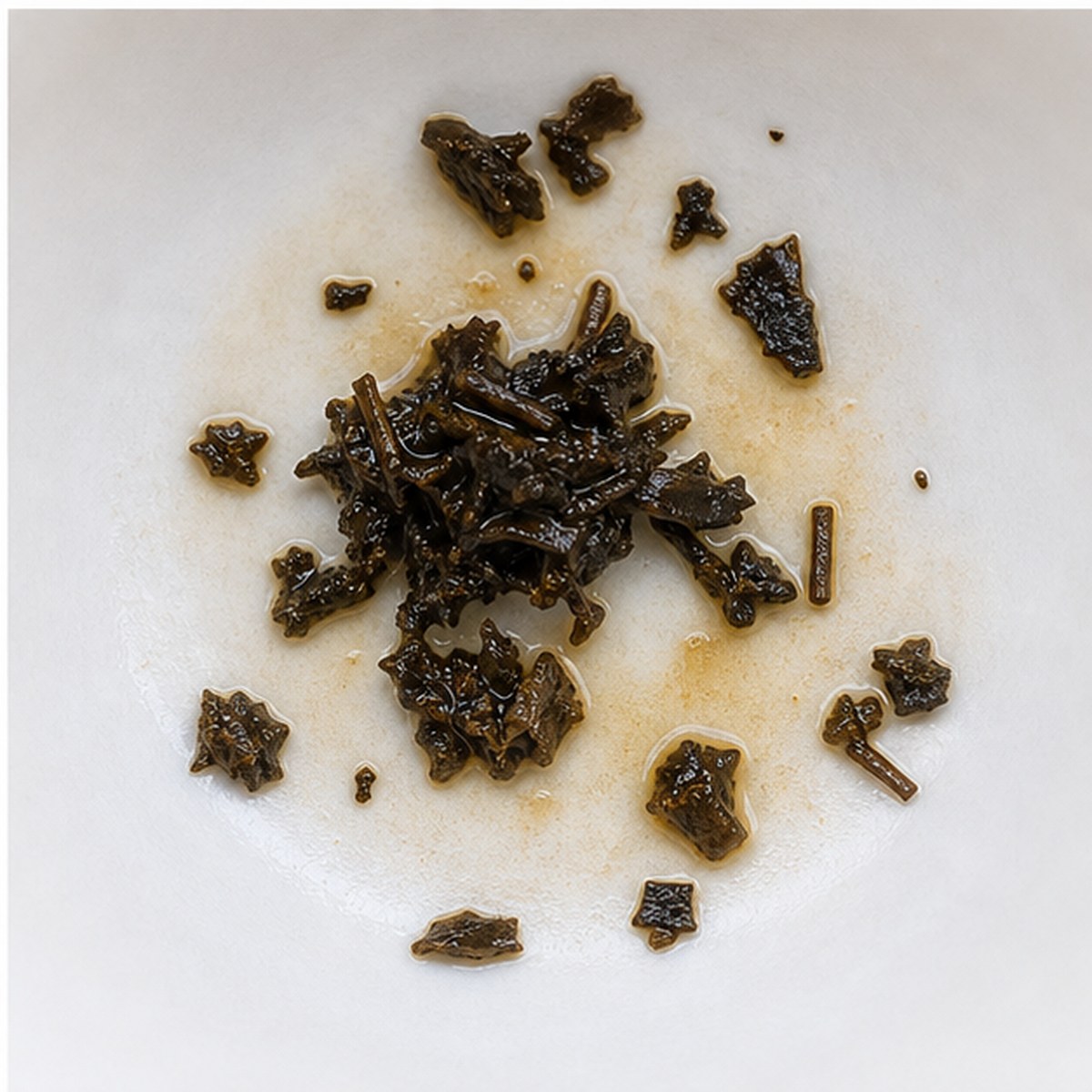 Rose tea leaves cup variation three