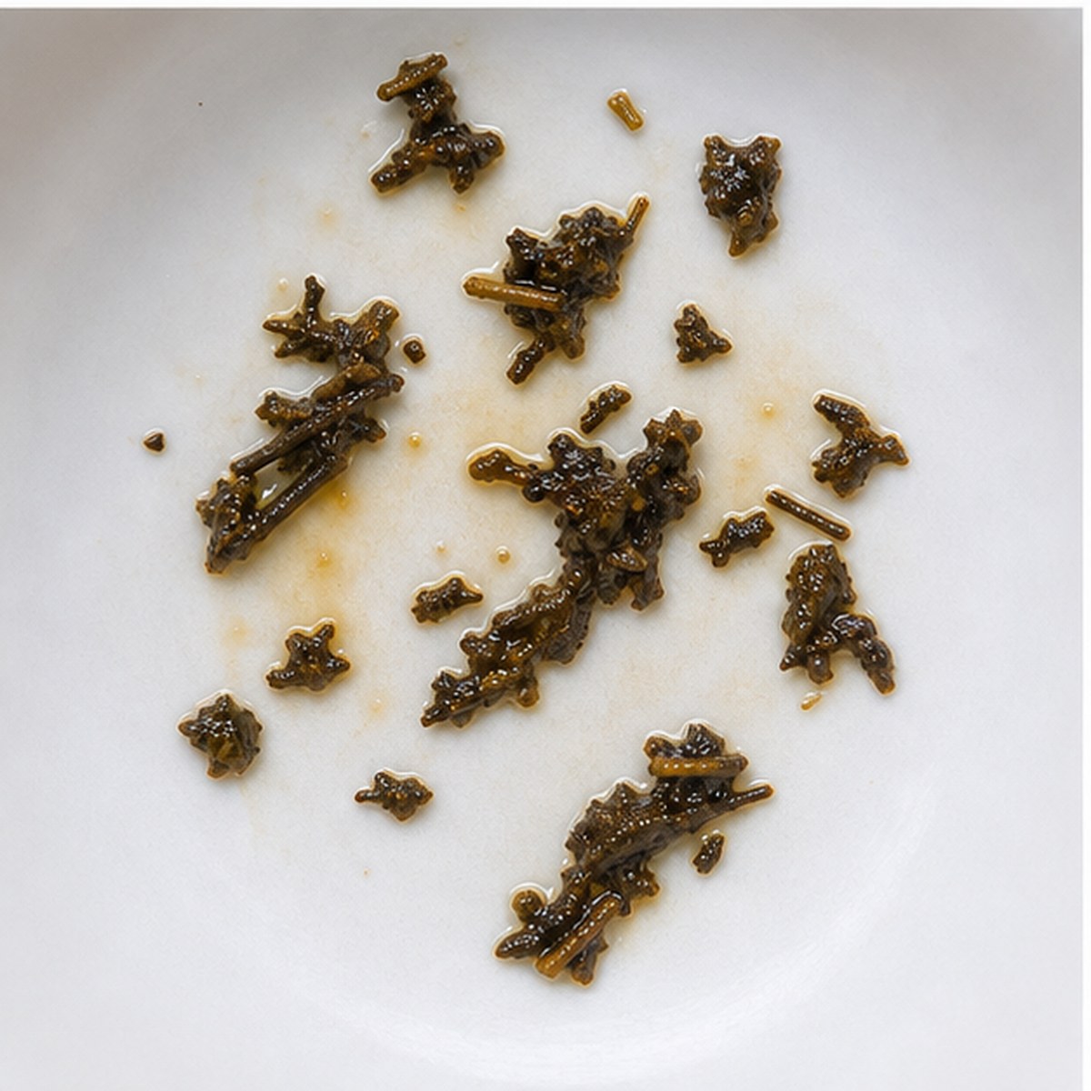 Running Figures tea leaves cup variation two