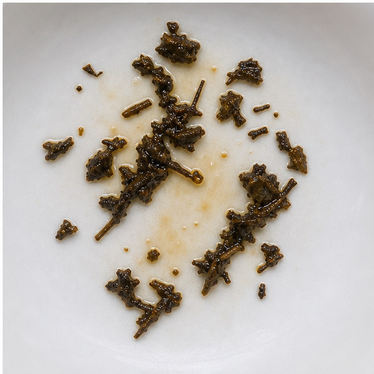 Running Figures tea leaves cup variation three