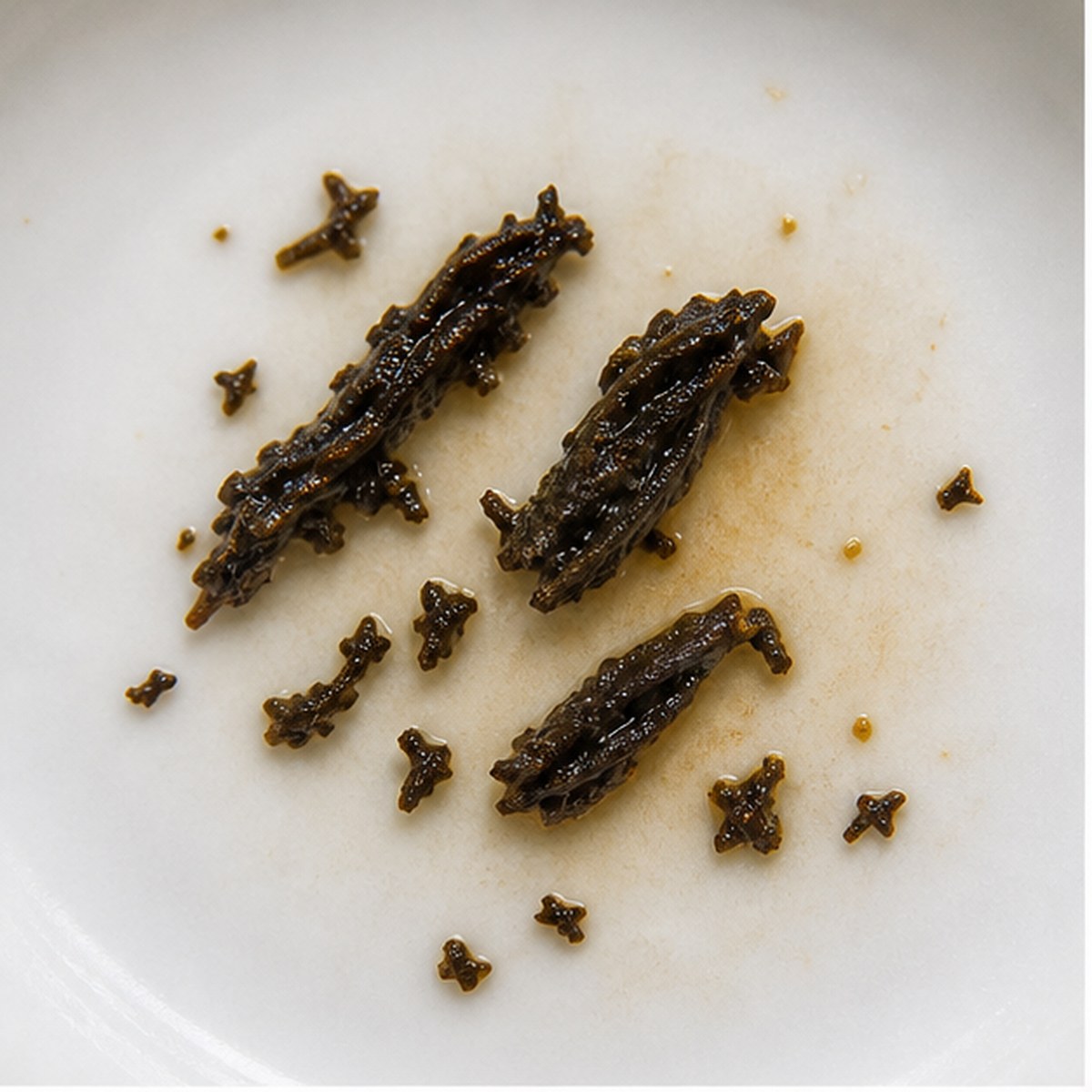 Sausages tea leaf reading cup example