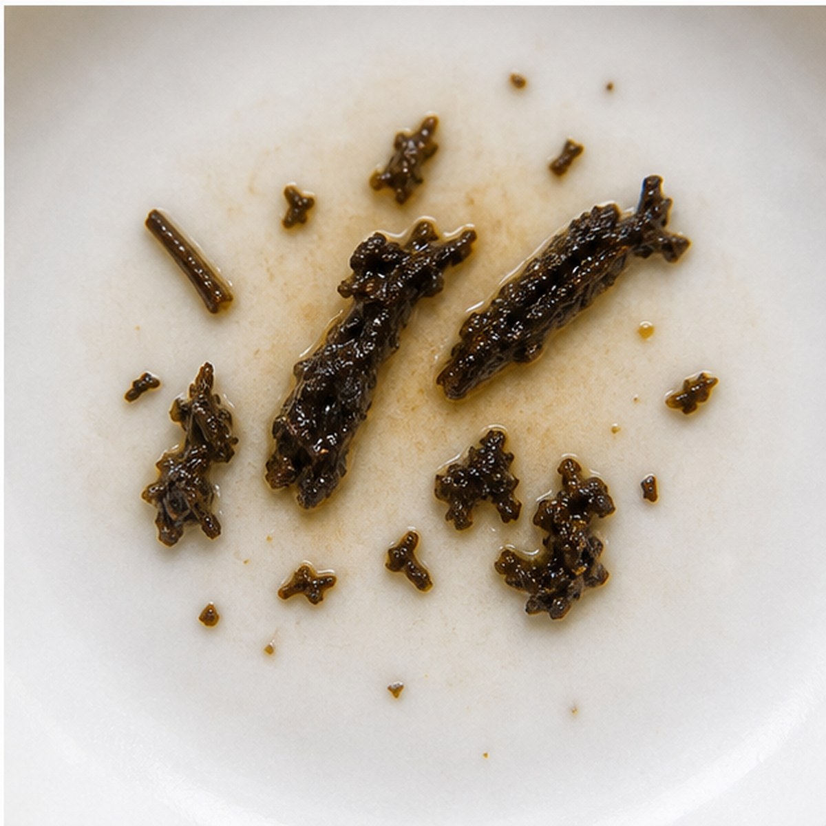 Sausages tea leaves cup variation three