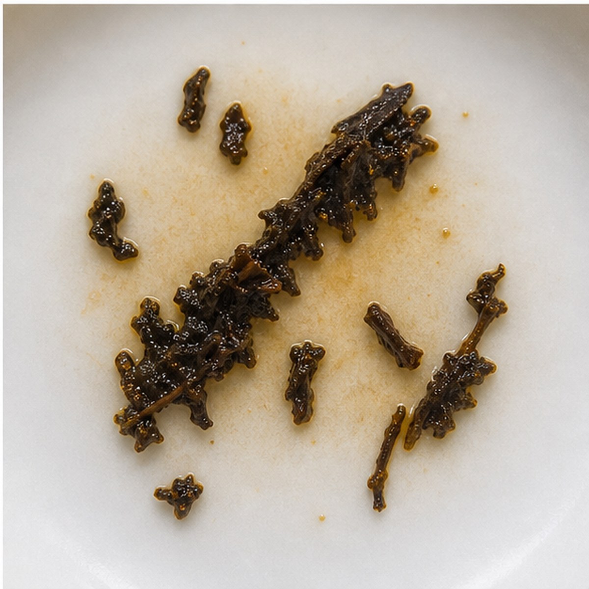 Saw tea leaves cup variation three