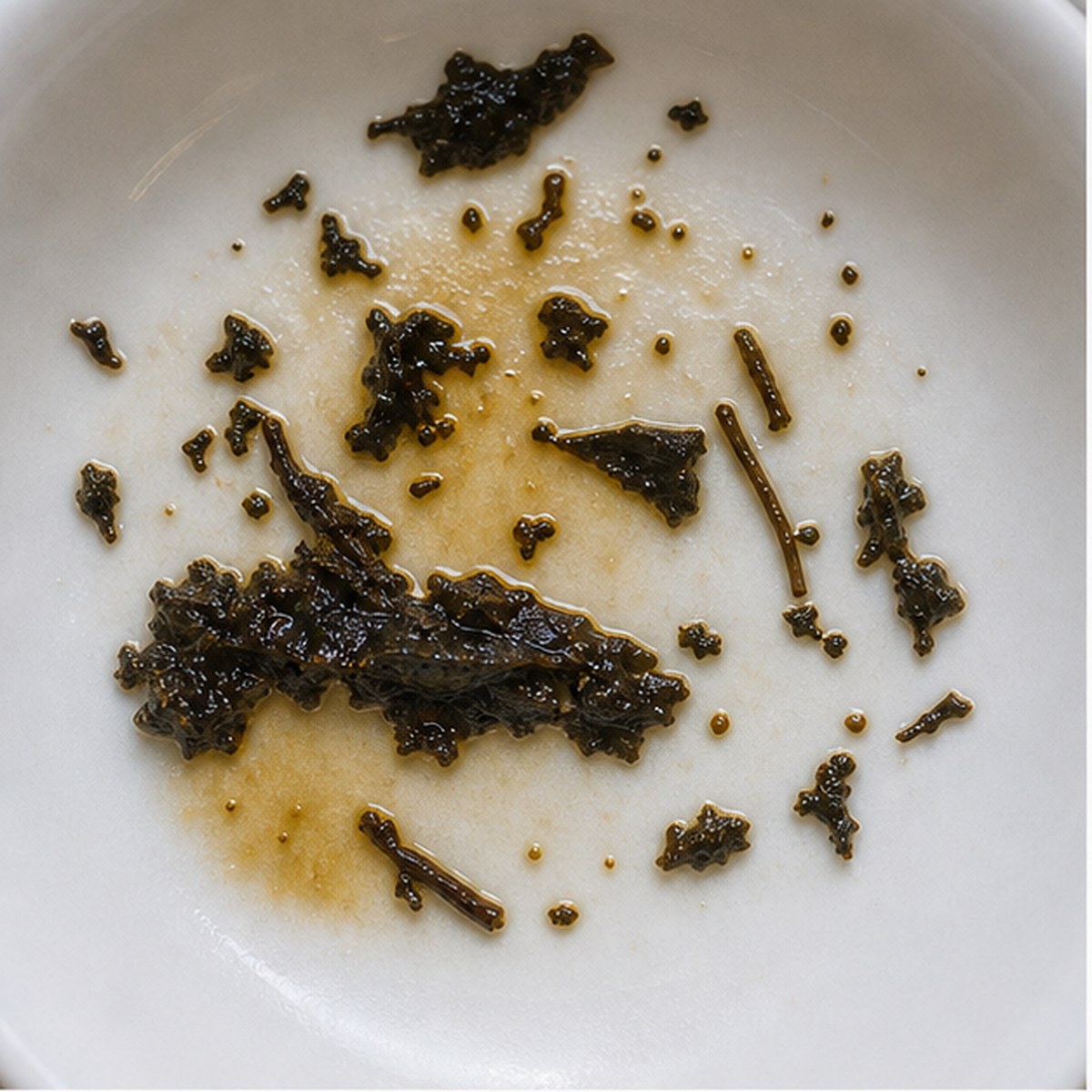 Seal tea leaf reading cup example