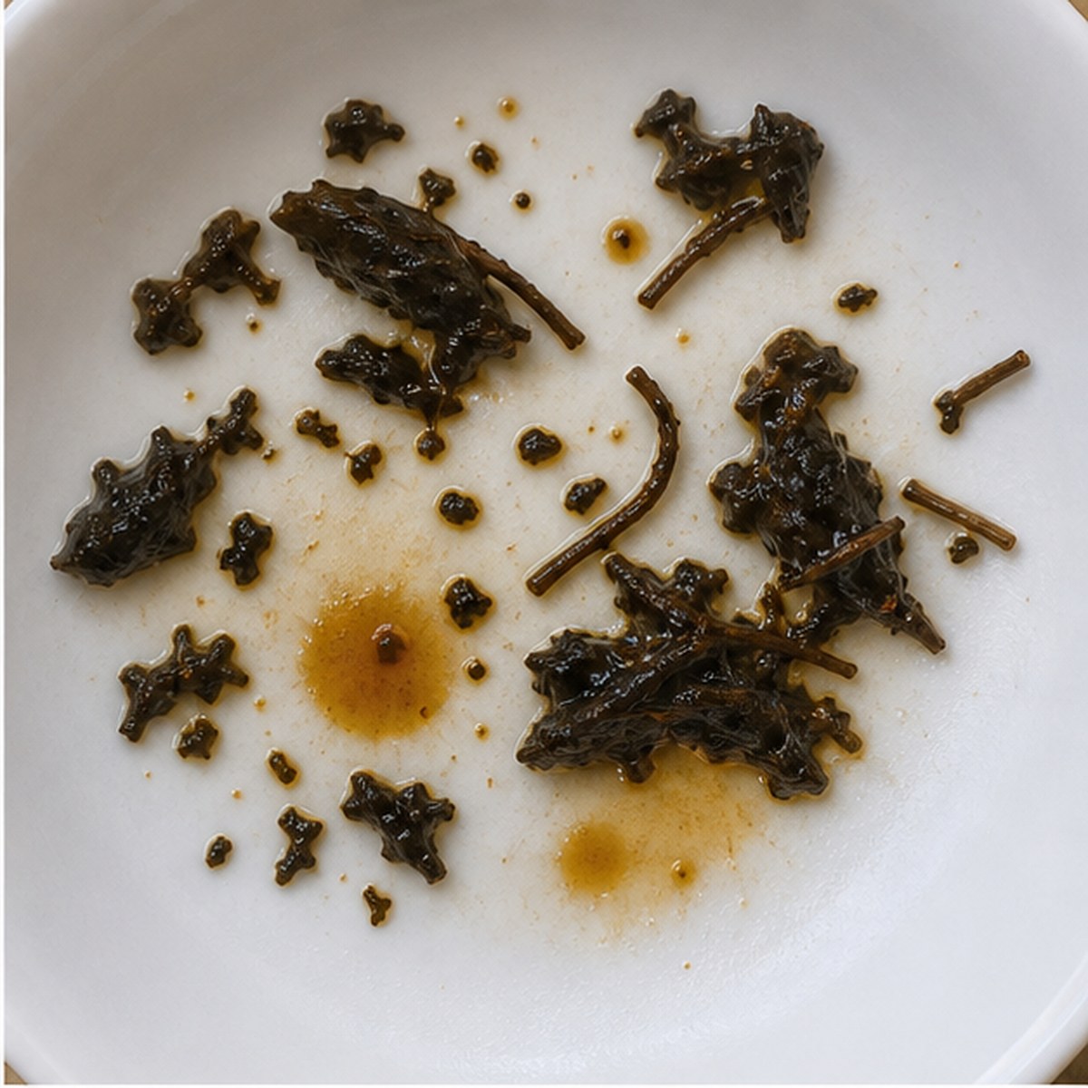 Sealing-Wax tea leaves cup variation one