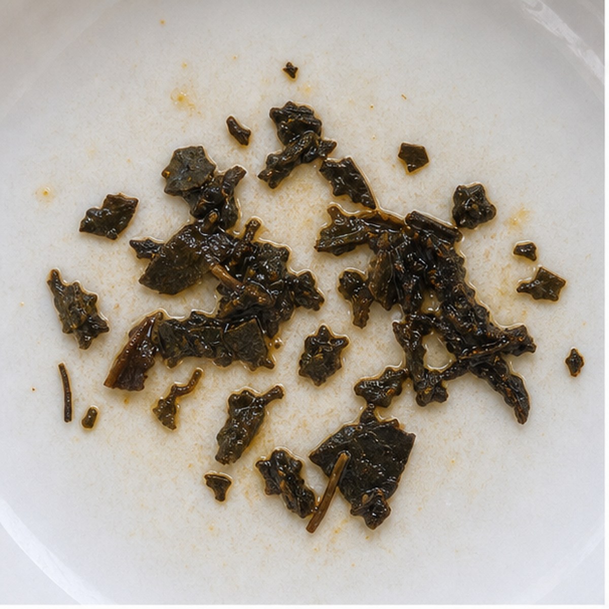 Shirt tea leaf reading cup example