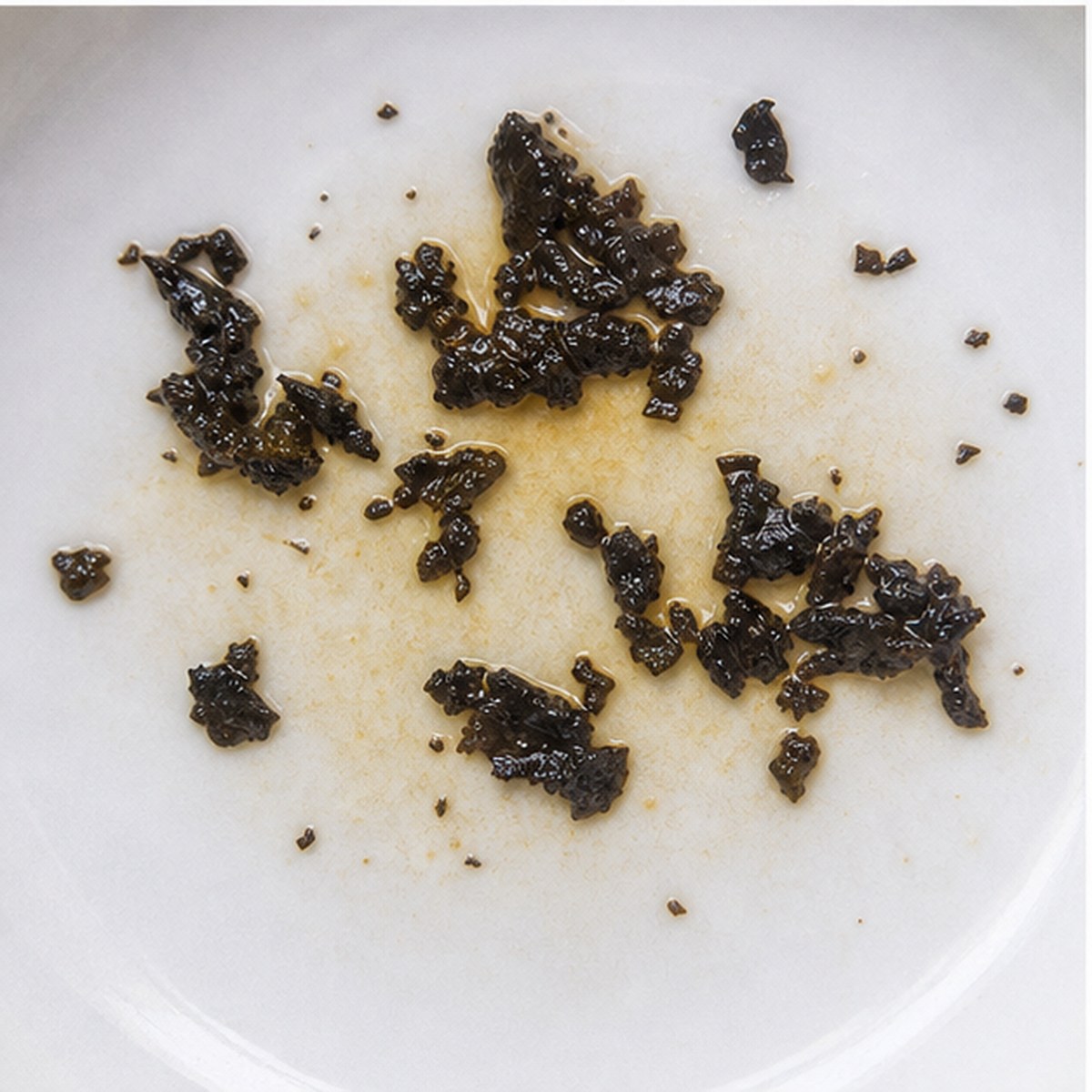 Skeleton tea leaves cup variation two