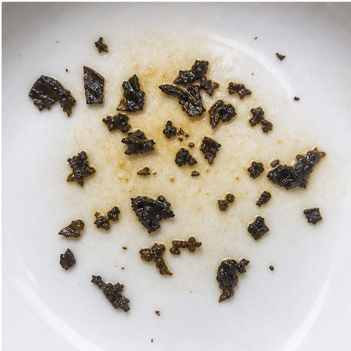 Skeleton tea leaves cup variation three