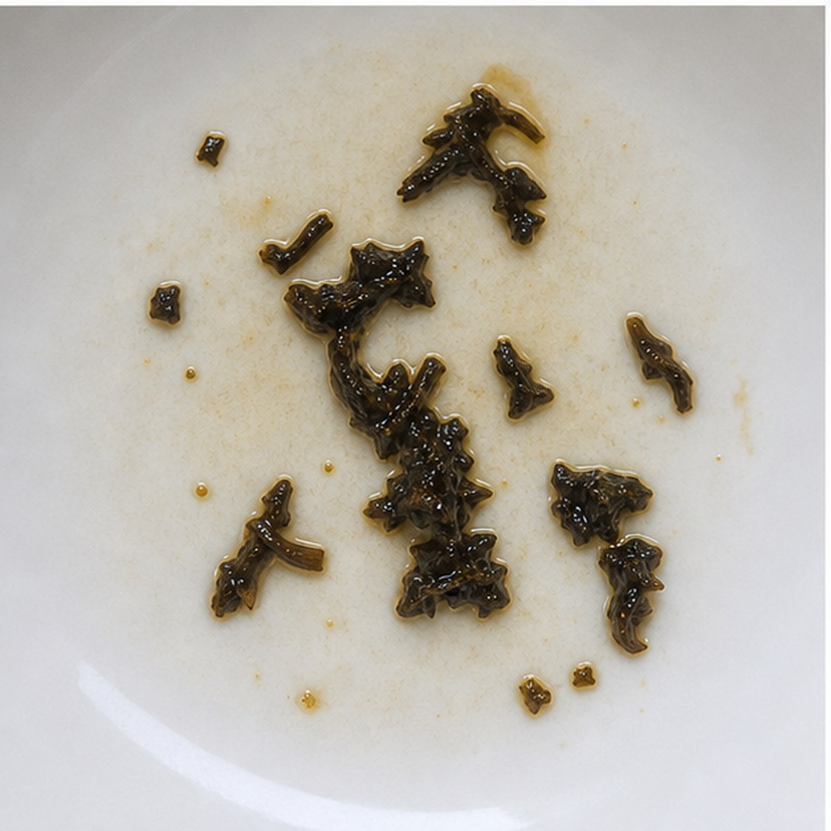 Snowdrops tea leaves cup variation two