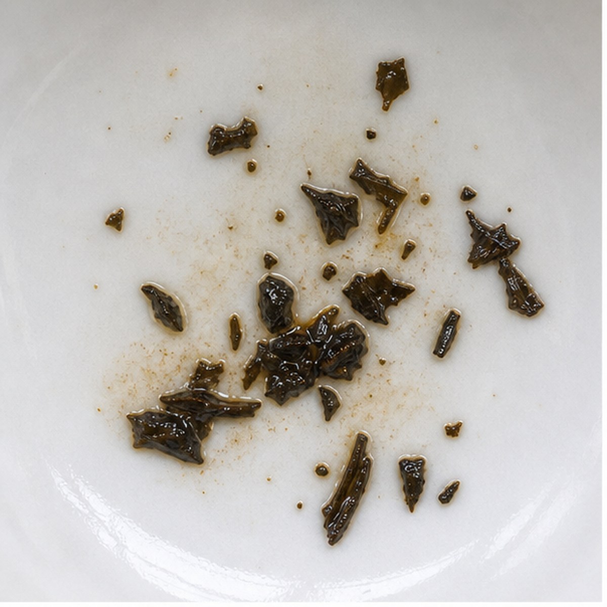 Soldier tea leaf reading cup example