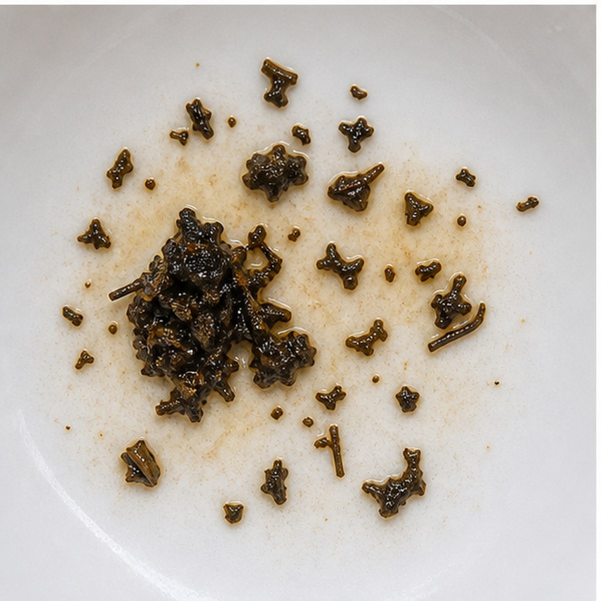 Spade tea leaves cup variation two