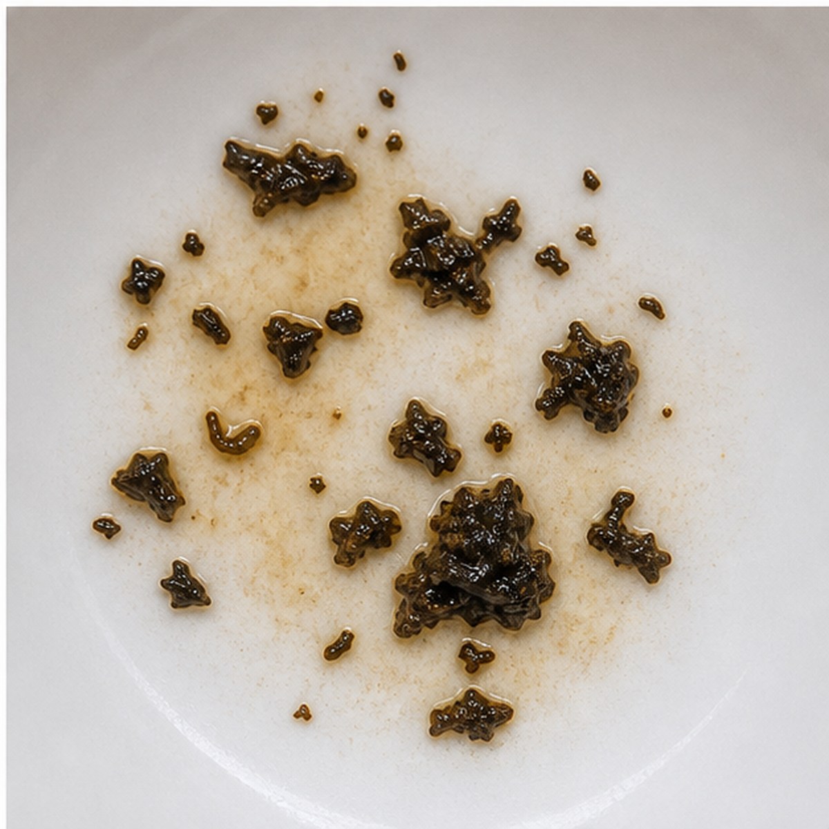 Spade tea leaves cup variation three