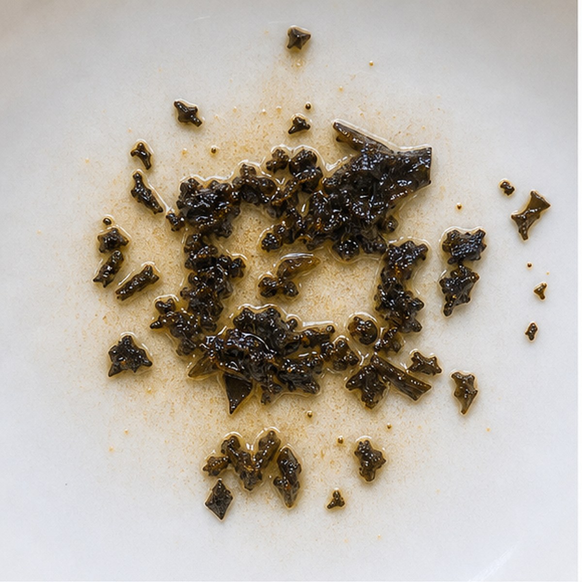 Square tea leaf reading cup example