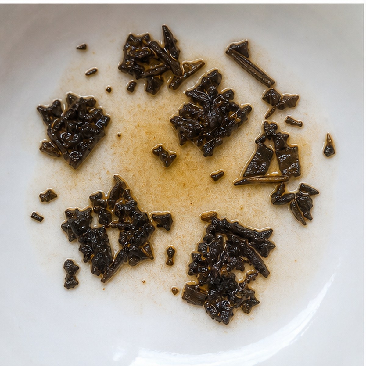 Squares tea leaves cup variation two