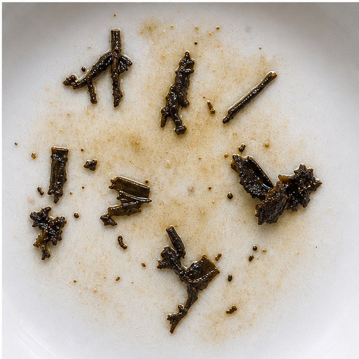 Stockings tea leaves cup variation three