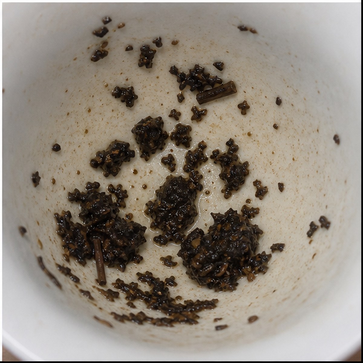 Stones tea leaves cup variation three