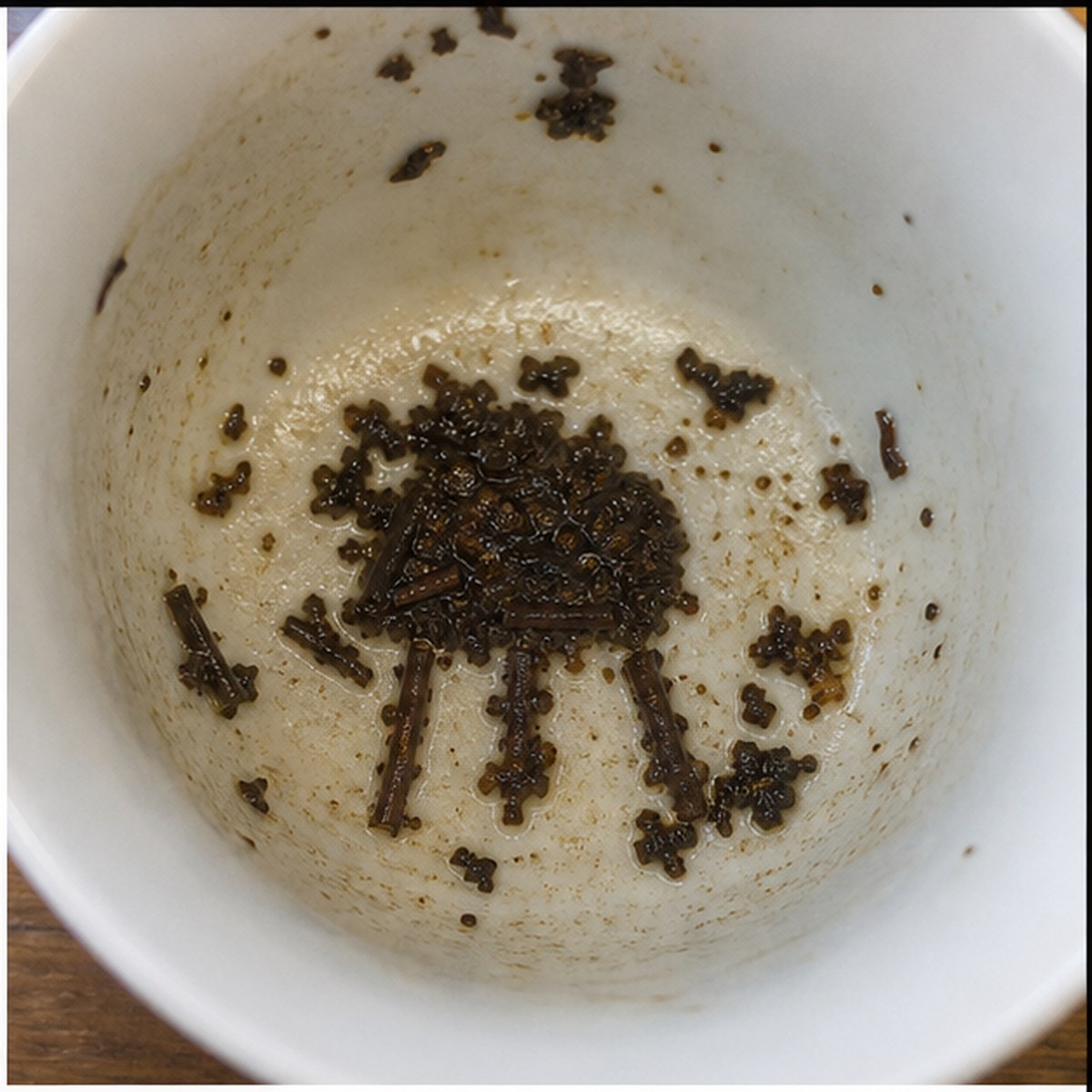 Stool tea leaves cup variation one
