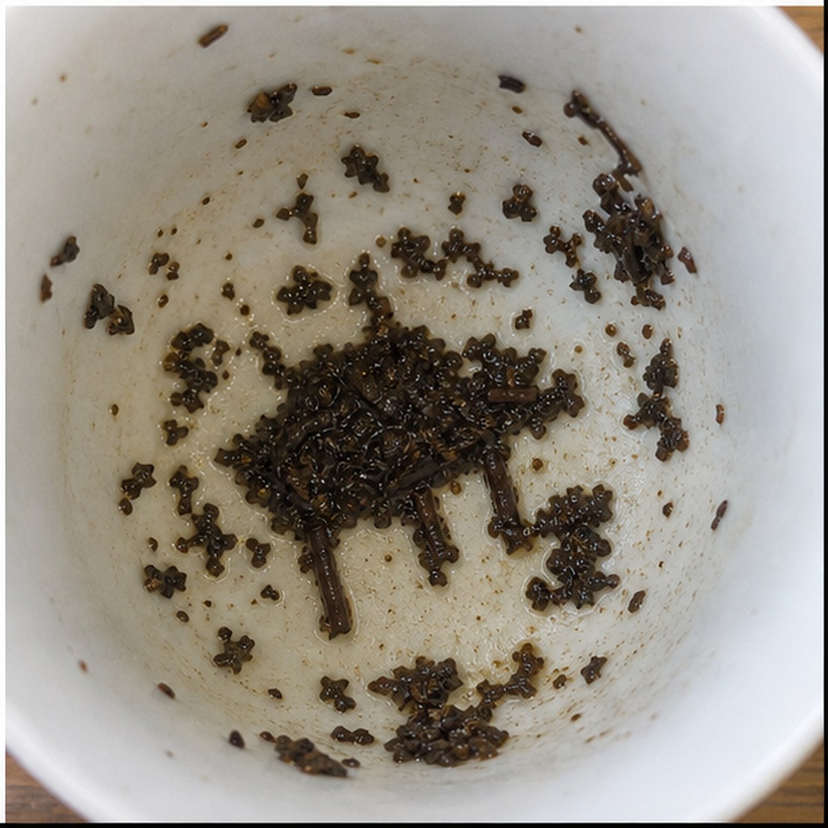 Stool tea leaves cup variation three