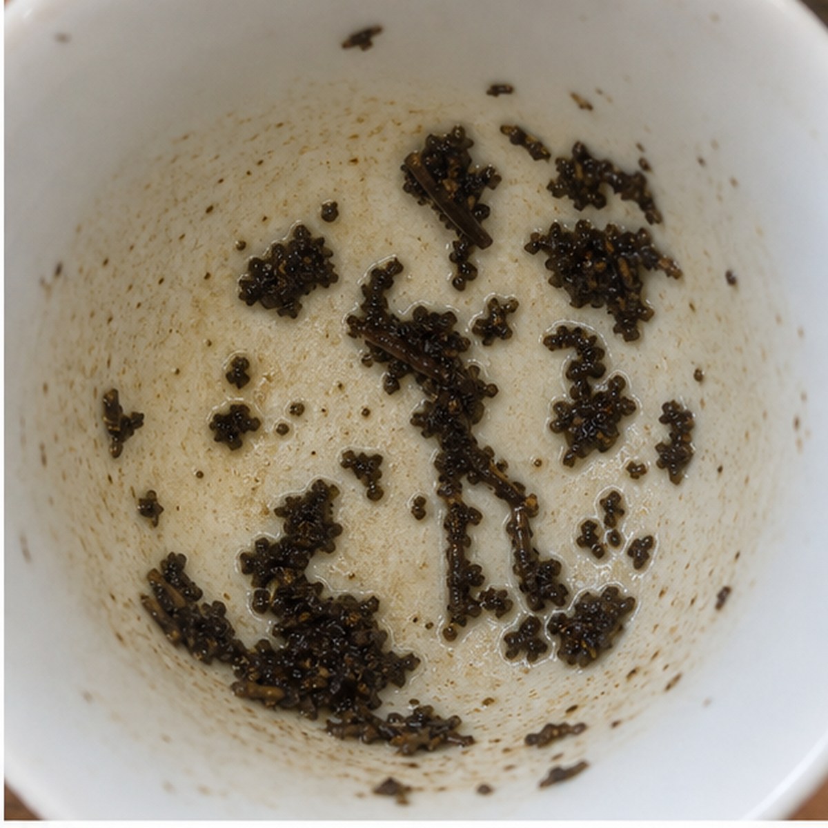 Stork tea leaves cup variation one