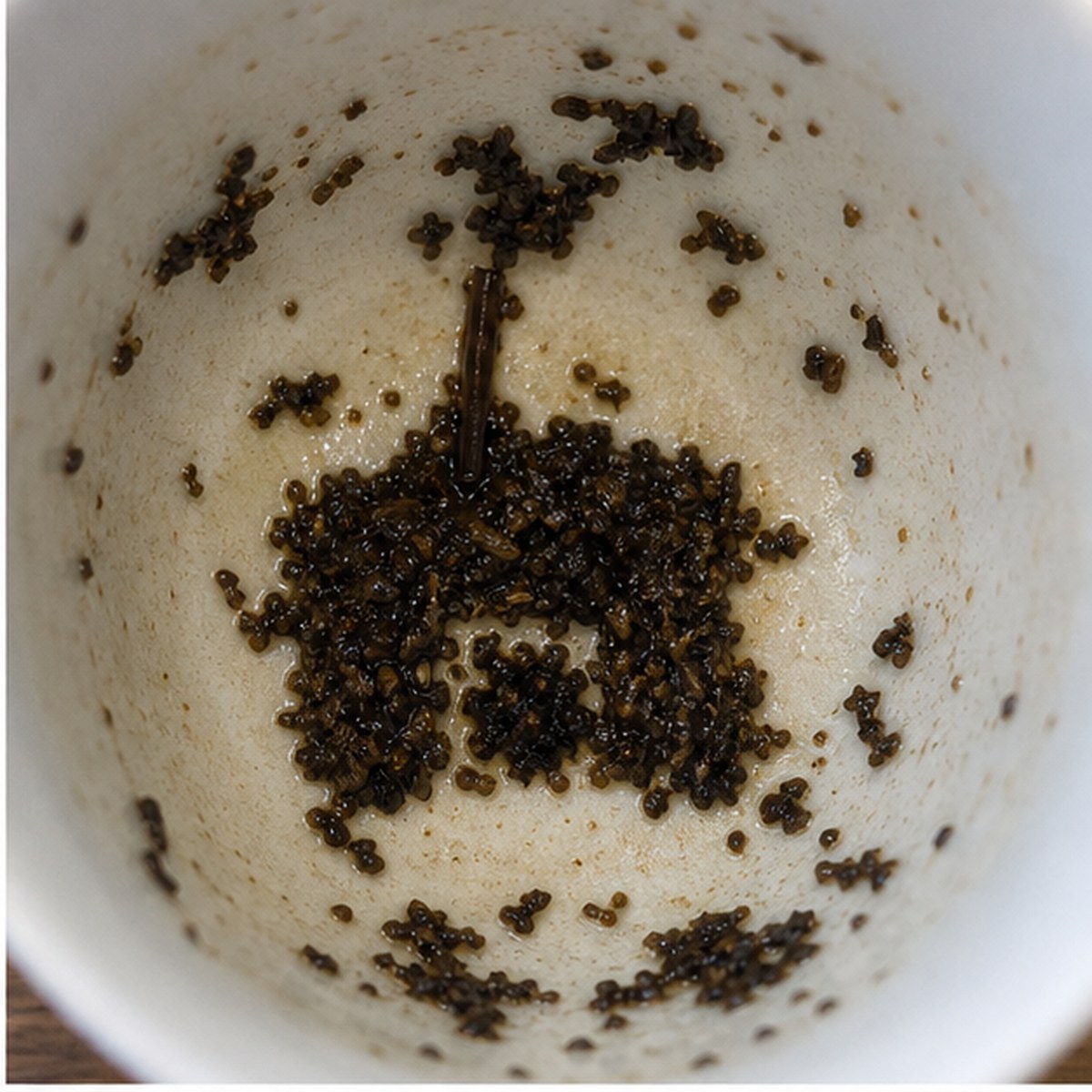 Stove tea leaves cup variation one