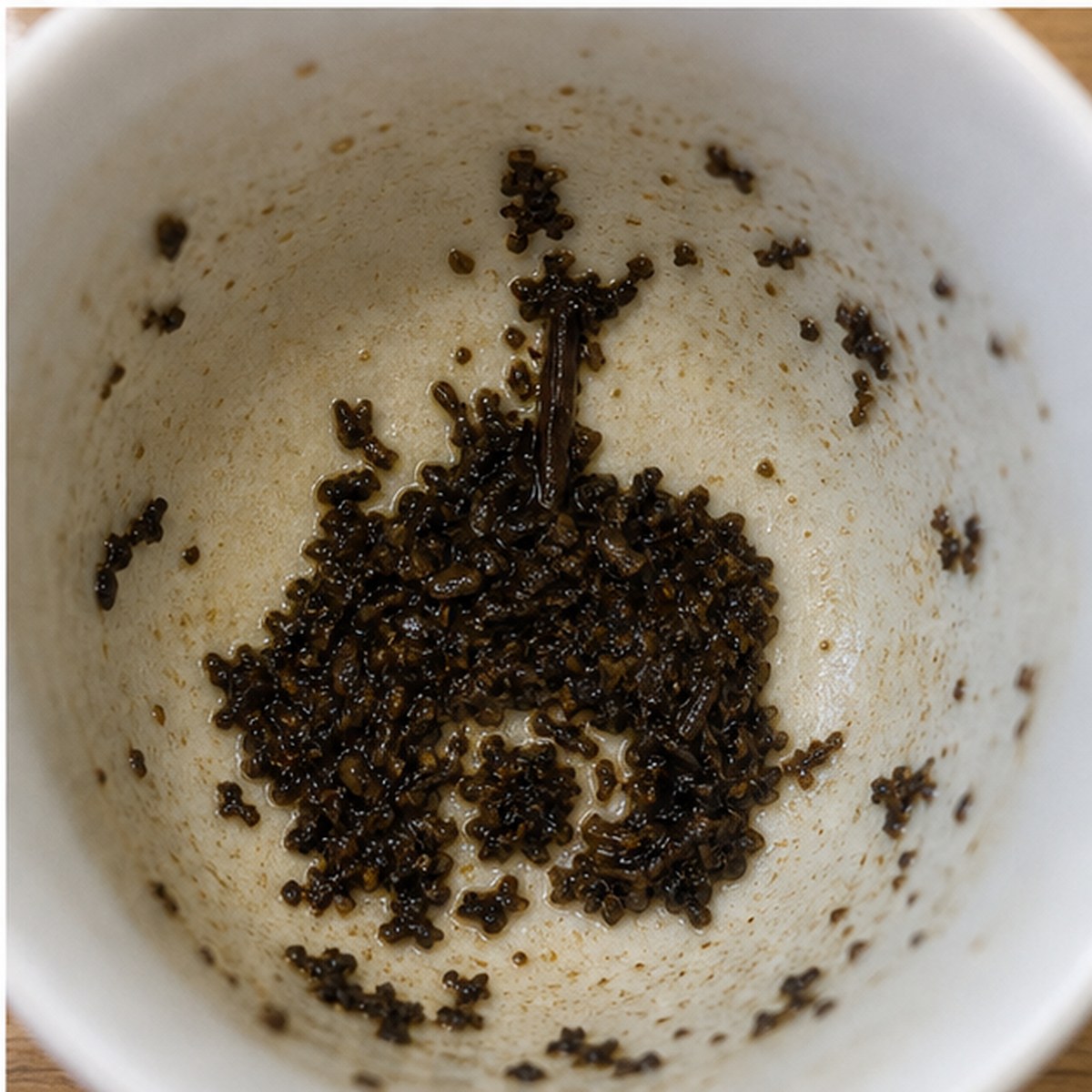 Stove tea leaves cup variation three
