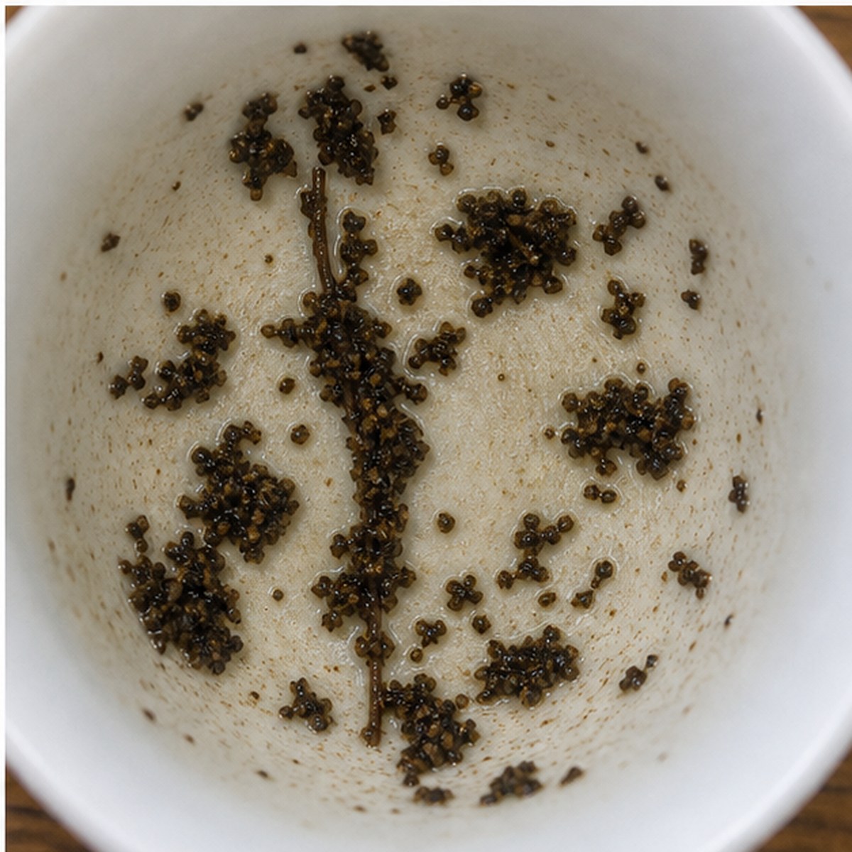 Straw tea leaves cup variation three