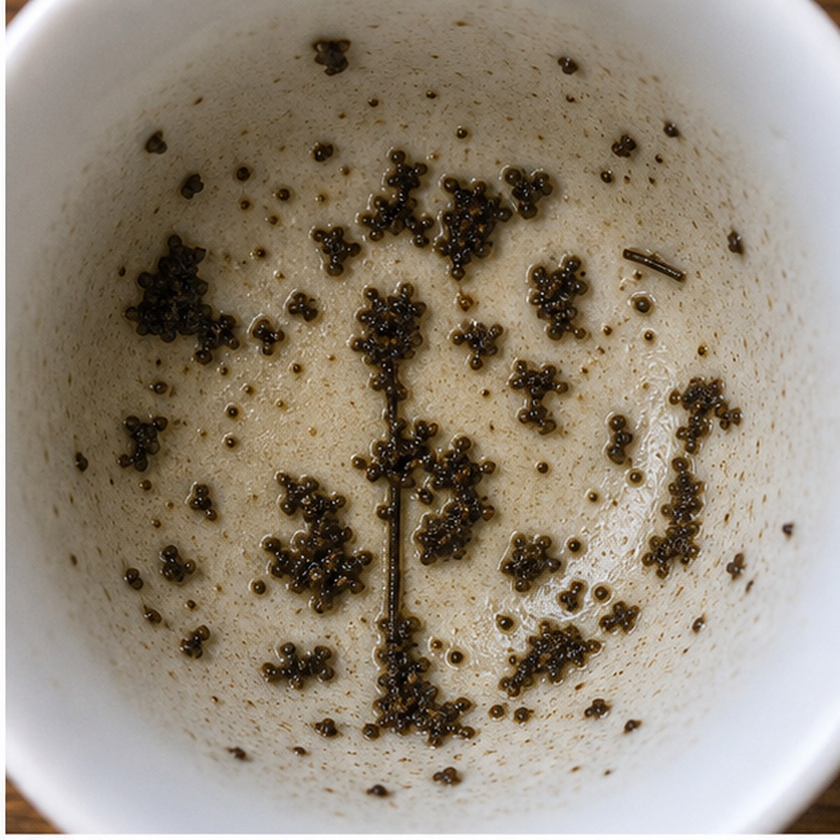 Street Lamp tea leaves cup variation one
