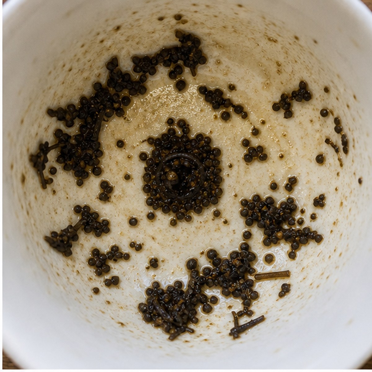 Stud tea leaves cup variation one