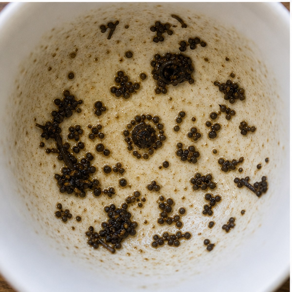 Stud tea leaves cup variation two