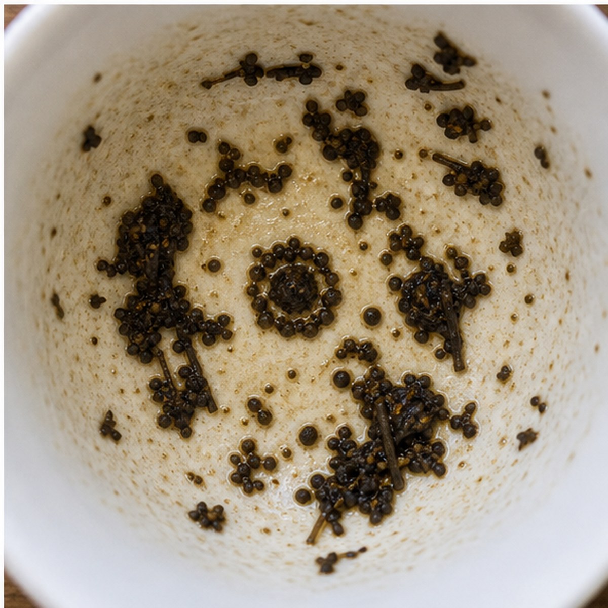 Stud tea leaves cup variation three