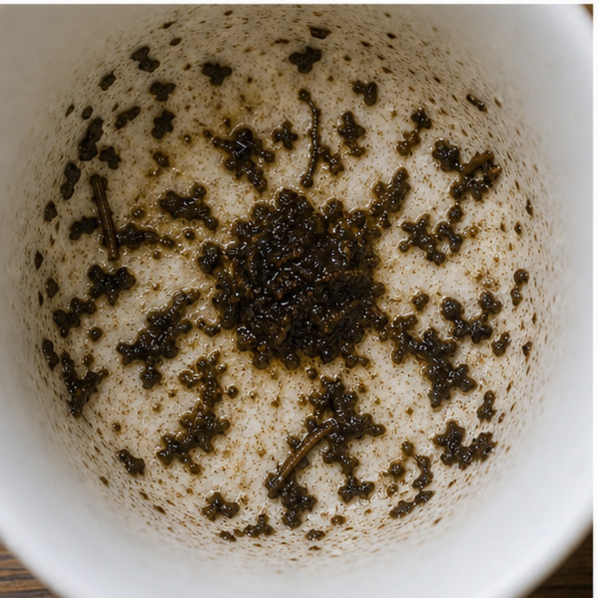 Sunflower tea leaves cup variation two